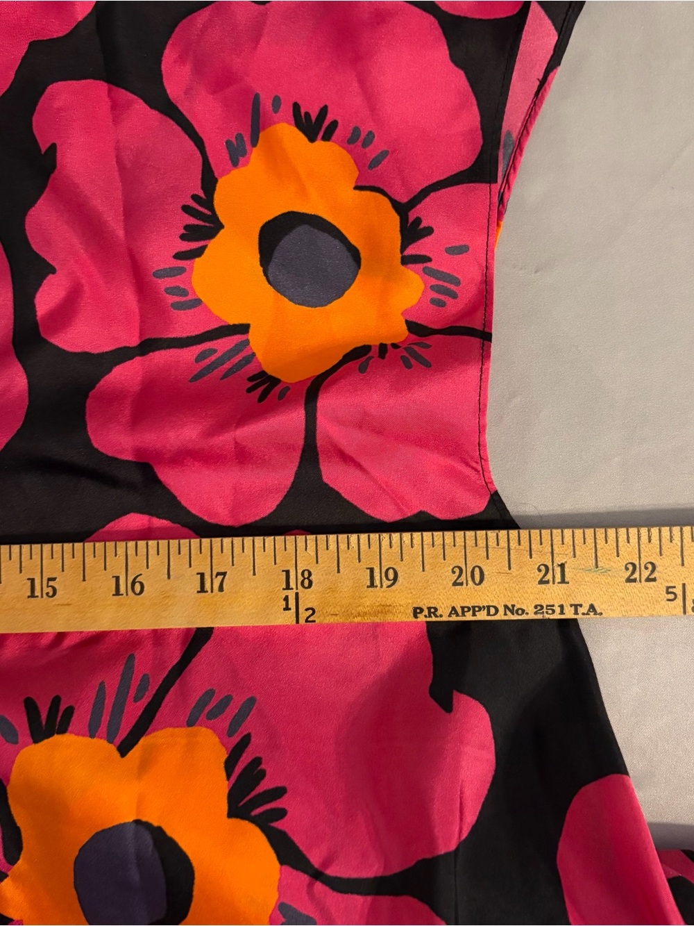 Free People Pink Floral Maxi Dress with Orange Accents - Picture 8 of 8
